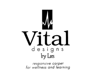 VITAL DESIGNS BY LEES RESPONSIVE CARPET FOR WELLNESS AND LEARNING logo