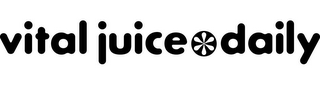 VITAL JUICE DAILY logo