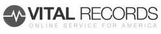 VITAL RECORDS ONLINE SERVICE FOR AMERICA logo