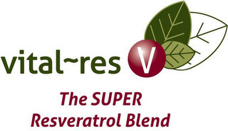 VITAL-RES V THE SUPER RESVERATROL BLEND logo