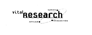 VITAL RESEARCH APPLIED EVALUATION SURVEY logo