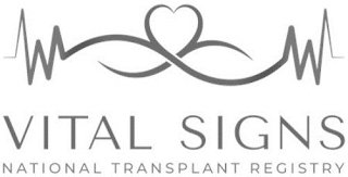 VITAL SIGNS NATIONAL TRANSPLANT REGISTRY logo