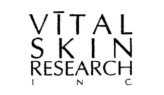 VITAL SKIN RESEARCH I N C. logo