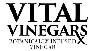 VITAL VINEGARS X BOTANICALLY-INFUSED VINEGAR logo