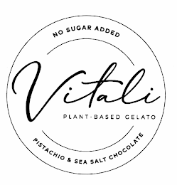VITALI PLANT-BASED GELATO NO SUGAR ADDED PISTACHIO & SEA SALT CHOCOLATE logo