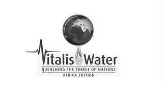 VITALIS WATER, QUENCHING THE THIRST OF NATIONS, AFRICA EDITION logo