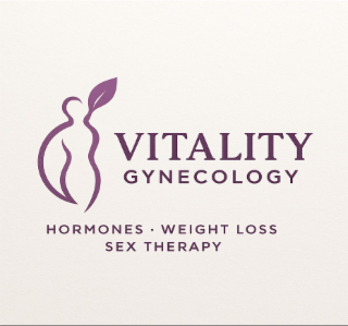 VITALITY GYNECOLOGY HORMONES WEIGHT LOSS SEX THERAPY logo