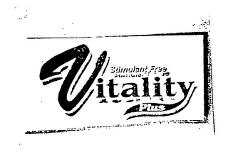 VITALITY PLUS STIMULANT FREE logo