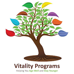 VITALITY PROGRAMS HELPING YOU AGE-WELL AND STAY YOUNGER logo