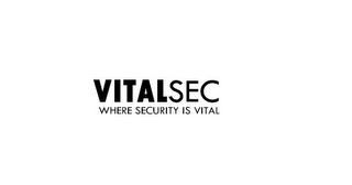 VITALSEC WHERE SECURITY IS VITAL logo