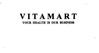 VITAMART YOUR HEALTH IS OUR BUSINESS logo