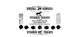 VITAMIN TREATS DAILY VITAMIN BOOSTER THAT HORSES LOVE logo