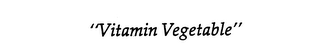 "VITAMIN VEGETABLE" logo