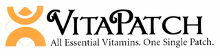 VITAPATCH ALL ESSENTIAL VITAMINS. ONE SINGLE PATCH. logo