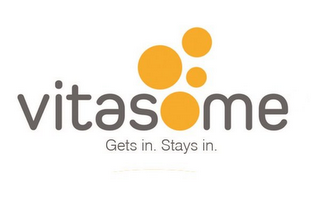 VITASOME GETS IN. STAYS IN. logo