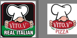 VITO.V'S REAL ITALIAN VITO.V'S REAL ITALIAN PIZZA logo