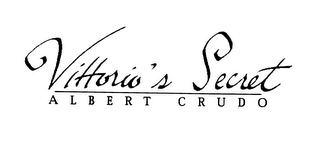 VITTORIO'S SECRET ALBERT CRUDO logo