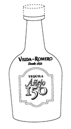 VIUDA DE ROMERO DESDE 1852 TEQUILA ANEJO 150 logo