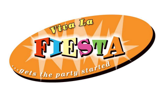 VIVA LA FIESTA...GETS THE PARTY STARTED logo