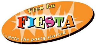 VIVA LA FIESTA...GETS THE PARTY STARTED logo