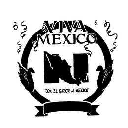 VIVA MEXICO CON EL SABOR A MEXICO logo