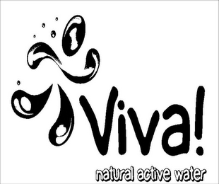 VIVA! NATURAL ACTIVE WATER logo