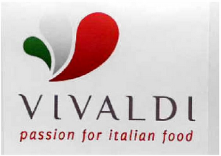 VIVALDI PASSION FOR ITALIAN FOOD logo