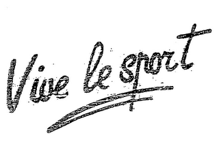VIVE LE SPORT logo