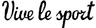 VIVE LE SPORT logo