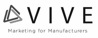 VIVE MARKETING FOR MANUFACTURERS logo