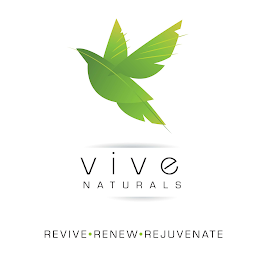VIVE NATURALS REVIVE · RENEW · REJUVENATE logo