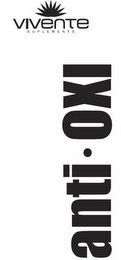VIVENTE SUPPLEMENTS ANTI·OXI logo