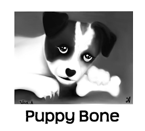 VIVI. A VA PUPPY BONE logo