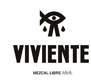 VIVIENTE MEZCAL LIBRE MICH. logo