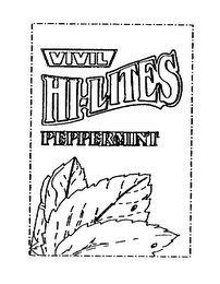 VIVIL HI-LITES PEPPERMINT logo
