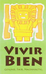 VIVIR BIEN GESUND, FAIR, NACHHALTIG. logo