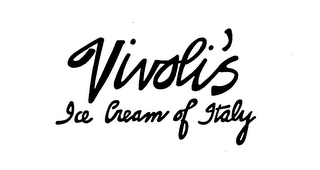 VIVOLI'S ICE CREAM OF ITALY logo