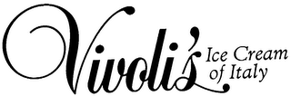 VIVOLI'S ICE CREAM OF ITALY logo