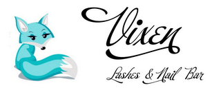 VIXEN LASHES & NAIL BAR logo