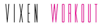 VIXEN WORKOUT logo
