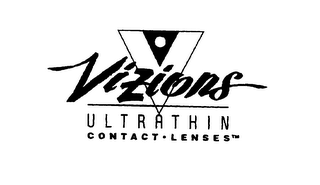 VIZIONS ULTRATHIN CONTACT LENSES logo