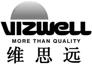 VIZWELL MORE THAN QUALITY logo
