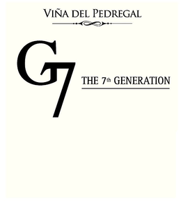 VIÑA DEL PEDREGAL G7 THE 7TH GENERATION logo