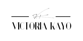V.K VICTORIA KAYO logo