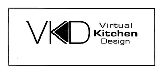 VKD VIRTUAL KITCHEN DESIGN logo