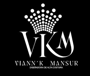 VKM VIANN'K MANSUR DISEÑADORA DE ALTA COSTURA logo