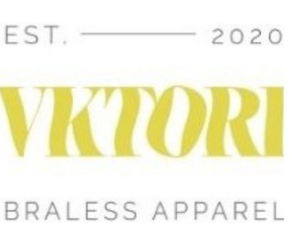 VKTORI EST. 2020 BRALESS APPAREL logo