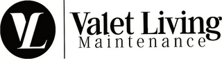 VL | VALET LIVING MAINTENANCE logo
