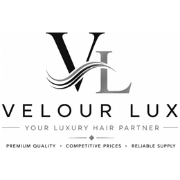 VL VELOUR LUX YOUR LUXURY HAIR PARTNER PREMIUM QUALITY COMPETITIVE PRICES RELIABLE SUPPLY logo