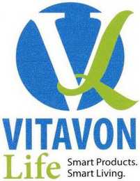 VL VITAVON LIFE SMART PRODUCTS. SMART LIVING. logo
